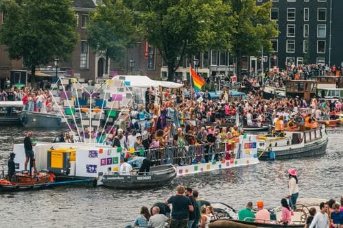 Dit wordt het weer tijdens de Canal Parade in Amsterdam