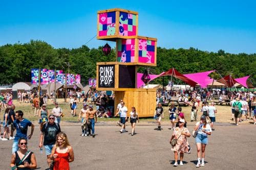 Tropische hitte en onweer tijdens Pinkpop?