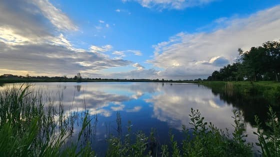 Blauwe lucht verdwijnt 