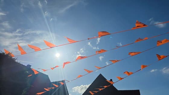 mix van zon en wolken