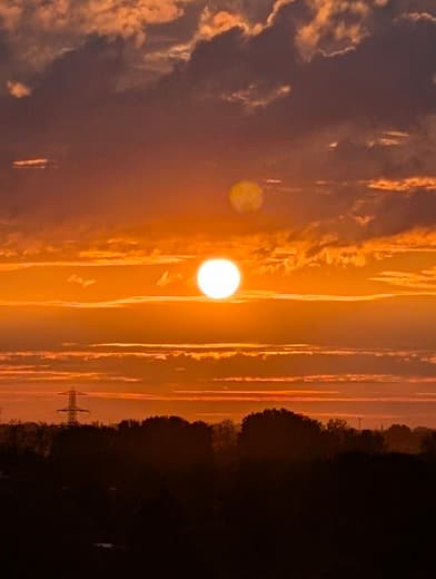 De onder gaande Zon 
