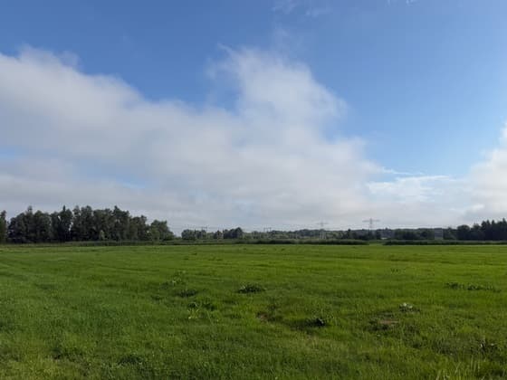 Blauwe lucht en wolken 