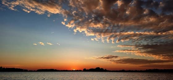 Zonsondergang 