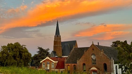 Wolken Zonsondergang Andijk