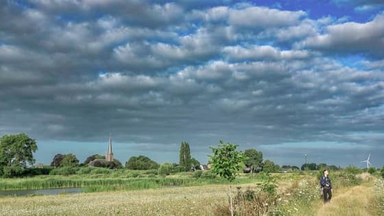Wolkenvelden.