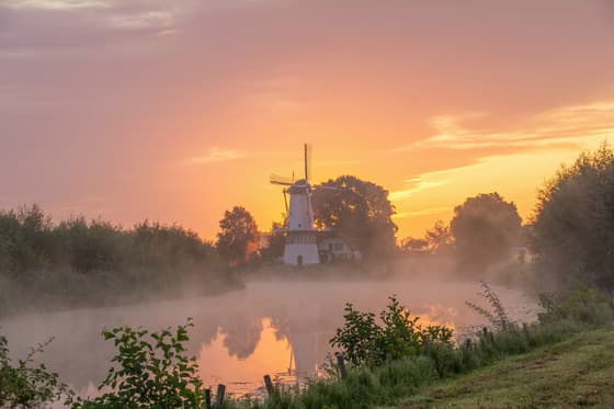Zonsopkomst met kleur
