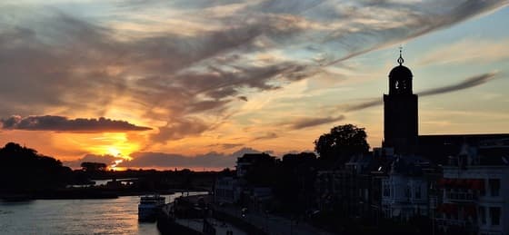 Zonsondergang 
