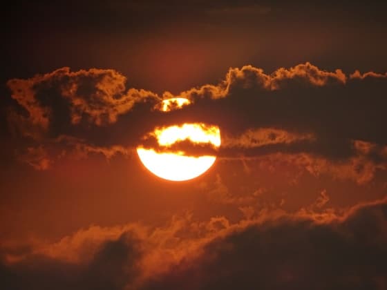 Zonsondergang 