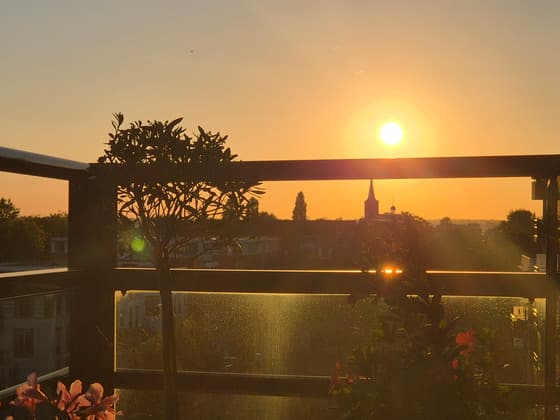 Ondergaande zon