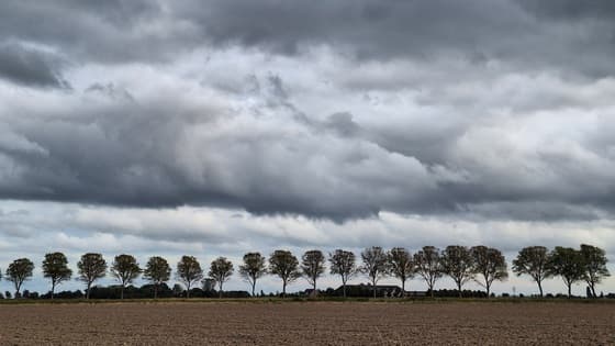 Dreigende buienlucht