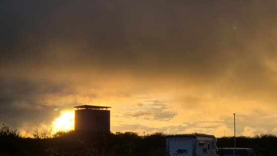 En daar is even de zon