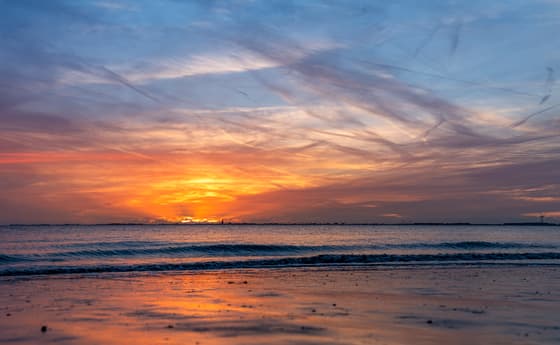 De laatste zonnestralen van vandaag