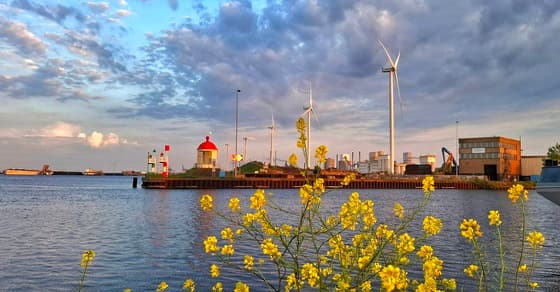 Velsen Noordzeekanaal vanmorgen vroeg 
