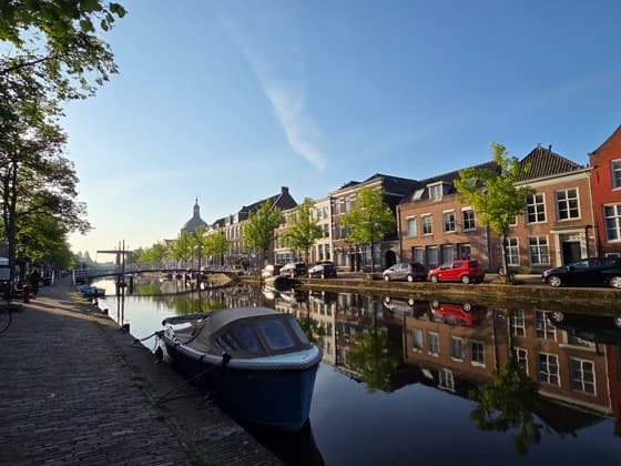 Leiden vanmorgen vroeg