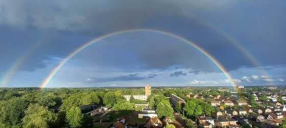 Dubbele regenboog