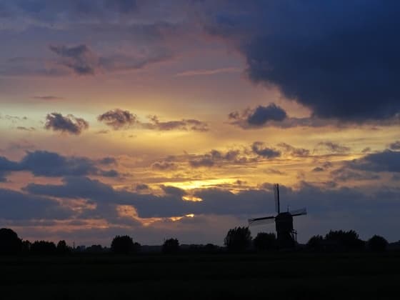 Zonsondergang 