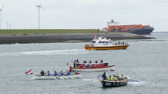 Westerschelde..Roeiwedstrijden