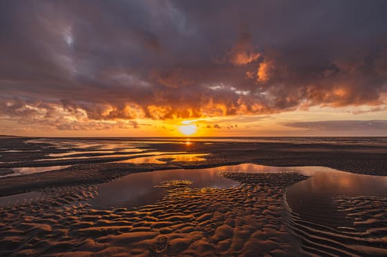 zonsondergang ameland 07-06-2026