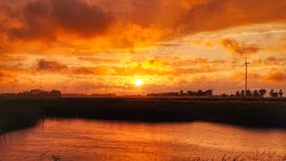zonsondergang Dronten 