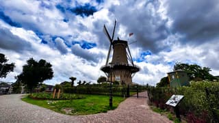 Hoop wind en bewolking