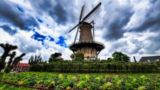 Hoop wind en bewolking