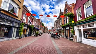 Straten kleuren langzamerhand oranje