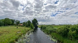 Mix van zon en wolken