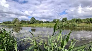 Wolkenlucht en zonneschijn 