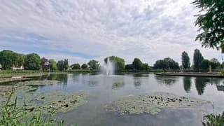 Dicht wolkendek vanochtend in Hengelo