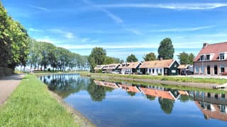 reflectie in het kanaal