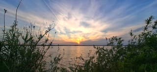 Zonsondergang in loosdrecht