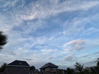 Ragfijne sluierbewolking