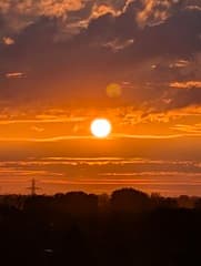 De onder gaande Zon 