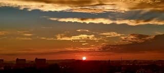 Zonsondergang 