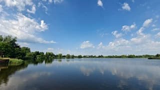 Stapelwolken vormden zicht vanochtend hier bij de lichtmis