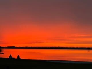 Zonsondergang Grote Wielen Leeuwarden