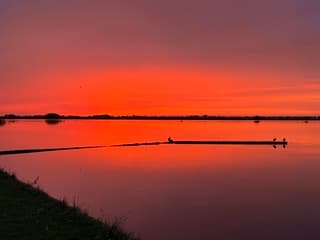 Zonsondergang Grote Wielen Leeuwarden