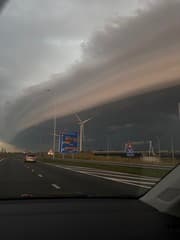 Onweer boven Brielle
