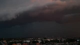 Onweer boven Waddinxveen 