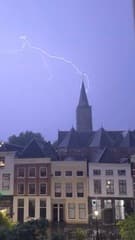 Jacobikerk Utrecht bliksem