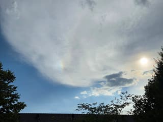 Géén regen wel regenboog