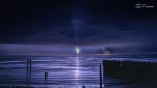 Nachtelijk onweer boven Zeeland