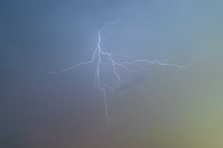 Bijna kunst, onweer!