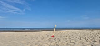 klaar voor het strand