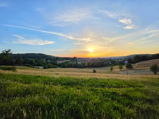Uitzicht over Vaals en de Vaalserberg
