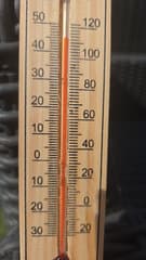 Extreem warme temperatuur 