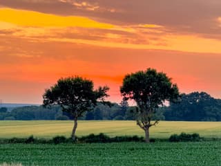 Zonsondergang Maastricht 