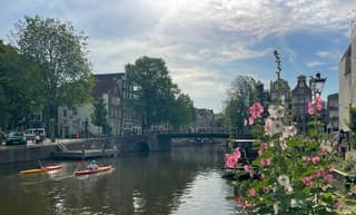Op het water is het nog het lekkerste lijkt het. 