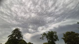 Mooie dreigende wolkenluchten 