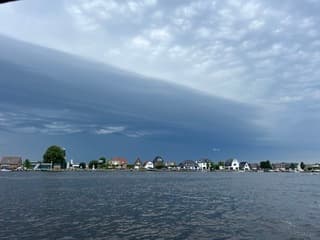 Dreigende lucht Aalsmeer